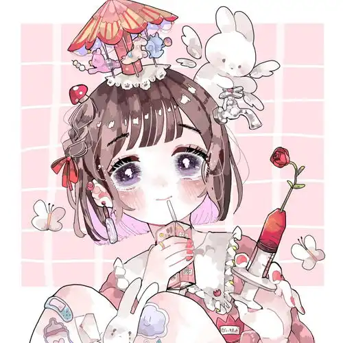 可爱动漫女生头像各自乘流而上互为欢喜人间