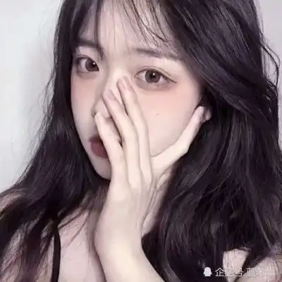 害羞女生的头像小配件