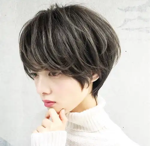 女头部位头像短发发型图