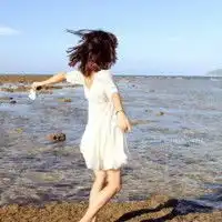 女生头像背影海边开朗唯美头像qq头像网