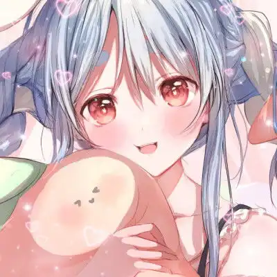 蓝发动漫男生头像