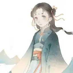 呆萌头像古风女生白蛇图