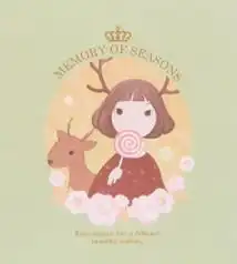 有鹿的森系女生头像高清晰