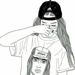 请问这两张是不是情侣头像