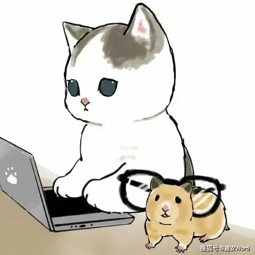 用漫画小猫来展示打工人的一天,又萌又真实