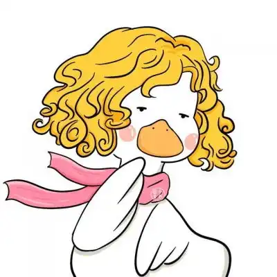 一左一右情头鸭子可爱呆萌图片