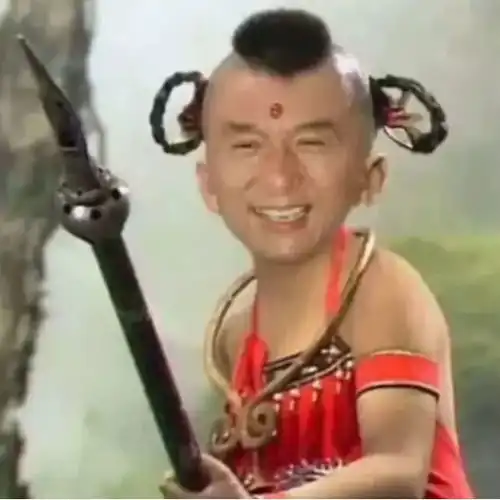 女佛头像红孩儿
