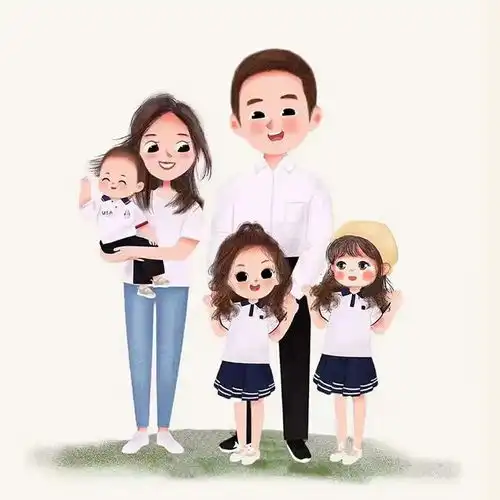 一家五口的头像