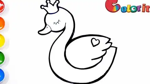 儿童幼儿园简笔画教程教你画一个超简单超可爱的戴眼镜的小女孩简笔画