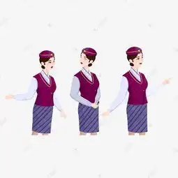 卡通红色头像女穿出