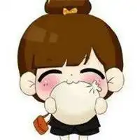 动漫吃货女孩头像