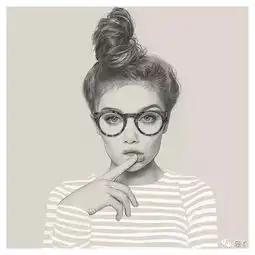 她只用一支铅笔,就画下了女孩最美的一瞬间
