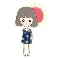 极简风格女生卡通头像可爱萌萌