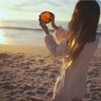 黑白唯美意境头像女生女