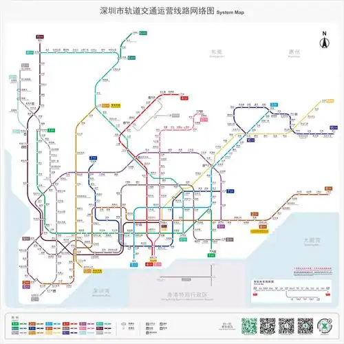 深圳地铁最新线路图高清版2024年更新