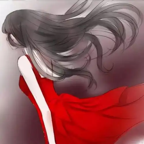 动漫女生头像小清新背景图