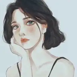 微信头像女高冷黑白伊丽