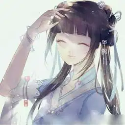 呆萌头像古风女生白蛇图