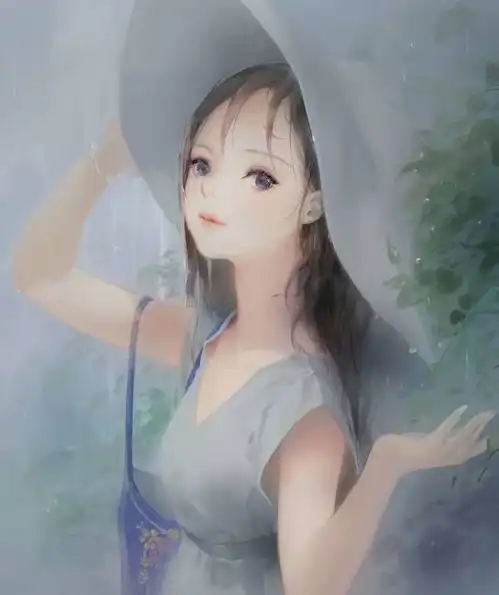 自带仙气,果断选了一张做头像