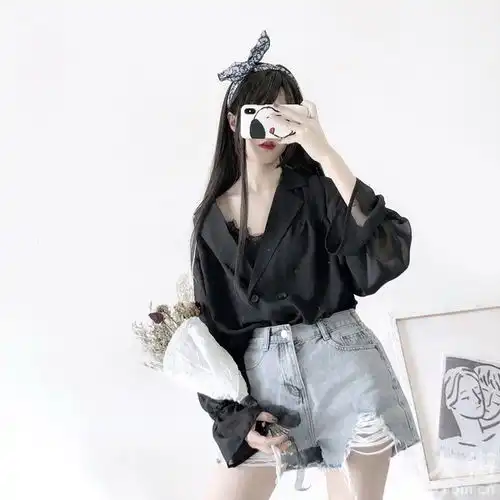 夏日经典搭配,爱穿黑白配的小仙女