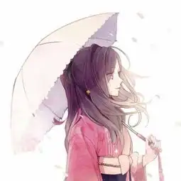 二次元女生抑郁头像樱花