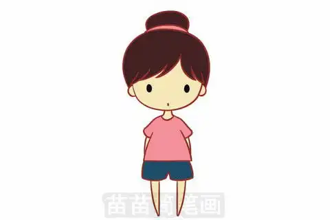 女孩简笔画图片画法大全画法