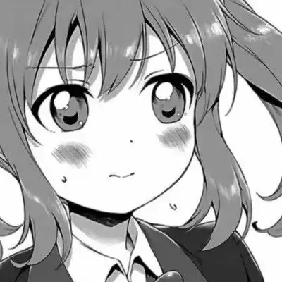 黑白漫画头像女闺蜜朦朦