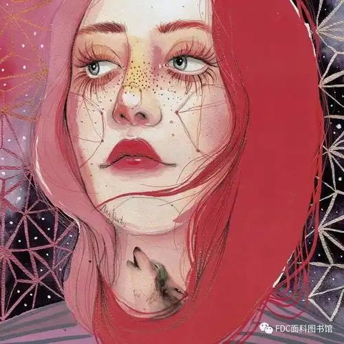 油画棒头像女生仙气贴脸