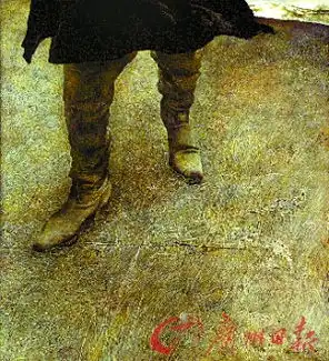 安德鲁怀斯用14年偷画一个女人