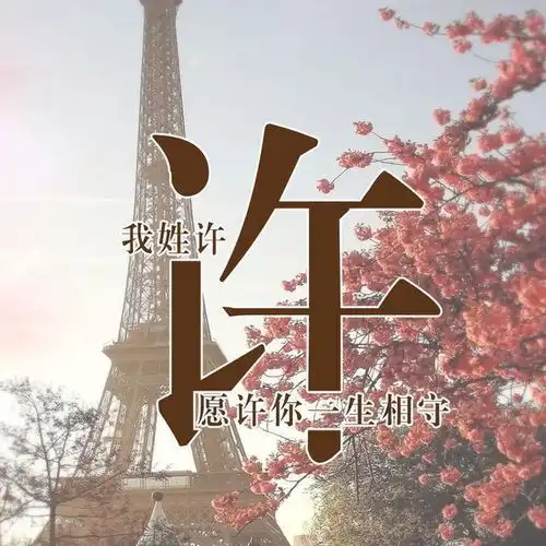 用你姓氏制作的微信头像,太美了,进来看看有没有你的姓氏