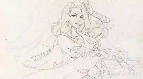 水彩人物教程教你画美腻的小女孩一枚