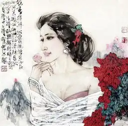 论信息化时代工笔画的创新,经典工笔人物画欣赏,极致诱惑的美女