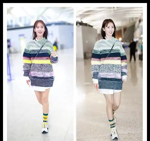 金晨的身材太好了,怪不得这么多女孩要减肥,有这身材穿啥不好看