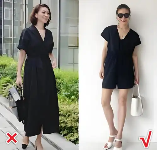 我劝中年女人夏天切忌一身黑一身花的打扮,看完对比就懂