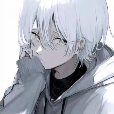 高冷男生动漫头像侧脸