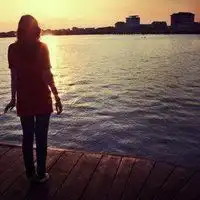 微信头像夕阳下的海边微信头像图片大全

