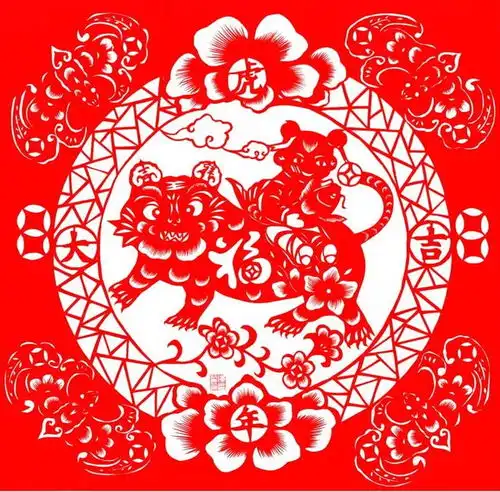 剪纸美女头像剪纸艺术