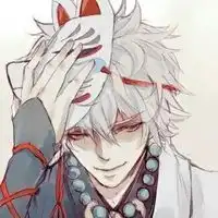 帅气动漫男头像戴面具