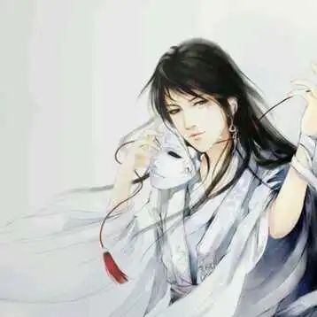 呆萌头像古风女生白蛇图