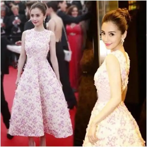 当红女星蕾丝装李冰冰的优雅,范冰冰的性感,都比不过她的仙气
