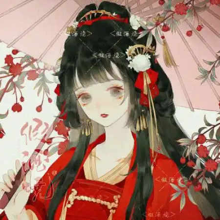 头像女生唯美古风高清,只因太美想与你一起遮挡这世界
