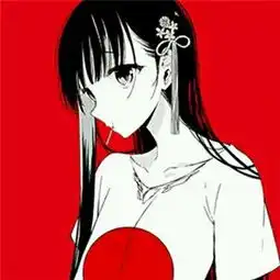 女生抽烟头像黑白情头