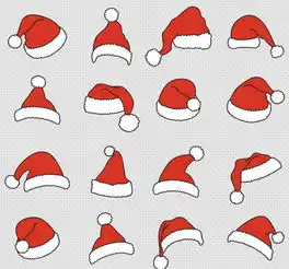 不同风格圣诞帽素材高清大图下载2017圣诞帽高清大图完整版极光下载站