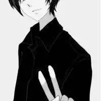 二次元高冷背影男头像黑白微信头像图片大全