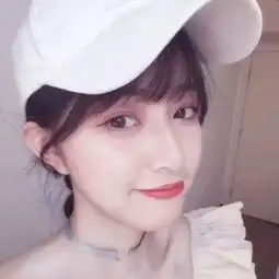 qq头像女生短发带帽红唇