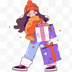 手绘卡通橙色衣服女孩图片手绘卡通橙色衣服女孩图片素材免费下载千库网