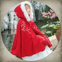 古风红色婚纱情侣头像