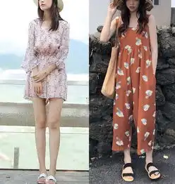 春夏温柔的碎花元素浪漫唯美女人味十足尽显女神范