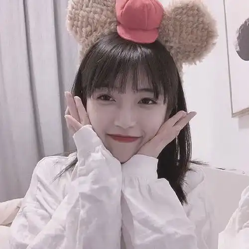 真人女头0118仙气可爱头像