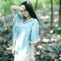 小清新文艺头像真人女原